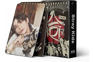 PYTRARTY 55 Pezzi StryPhotocard，Stry Lomo Cards，Porta Photocard SKZ，SKZoo Merch，Un Regalo Per I Fan