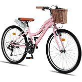 Retro Classic 24 Jant 21 Vites - Vintage Bisiklet Pembe