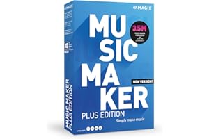 MAGIX Music Maker - 2021 Plus Edition - Your Own Song with Only 5 Clicks|Plus|Multiple|Limitless|PC|Disc|Disc