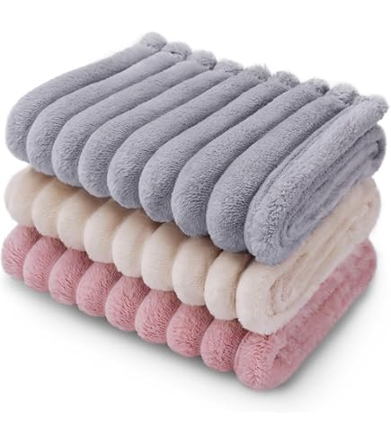 MIULEE Hondendeken 100 x 160 cm pluizige fleece stof, zacht en schattig, warm, beddeken, wasbare slaapmat voor honden, katten, cavia, anaimalen, X, groot, roze
