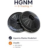 Ar&ccedil;elik ADE 606 G P18 YCS Uyumlu Karbon Filtre 12026343 Davlumbaz Tel S&uuml;zge&ccedil; Kaset Filtre 9197060046 KB8