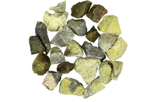 Naturosphère - Minéraux et fossiles C25 - Pierres brutes serpentine - 2 à 4 cm - 100 grammes