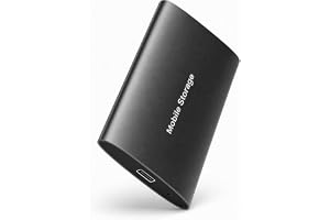 Sperric Disco Duro Externo 2T USB Ultrafino Diseño Metálico Portátil para Mac, PC, Laptop, Ordenador, Smart TV (Negro)