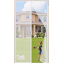 Magnétique Moustiquaire Porte 180 X 265 Cm Facile À Installer
