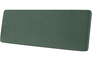 SYLC Sofa Sitzkissenbezug, Sofa Sitzkissenbezug Stretch, Elastischer Kissenbezüge, Husse Überzug Bezug Für Sofa Sitzkissen, rutschfest Stoff Tartan (Grün,2-Sitzer)