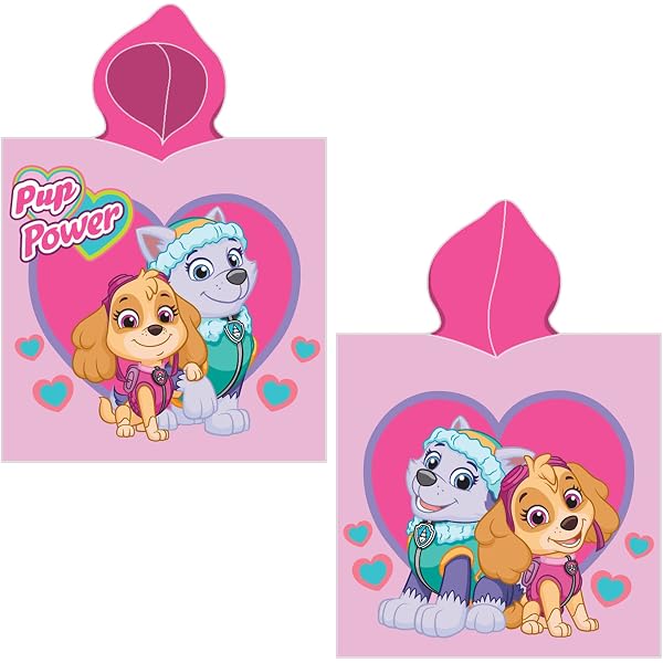 Serviette Poncho Enfant Peignoir De Bain Paw Patrol Pour