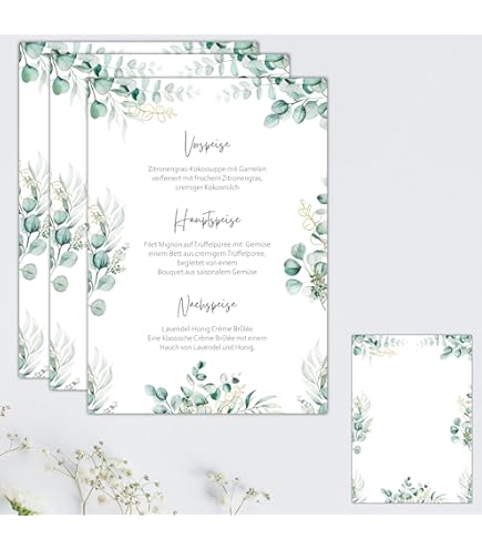 20 x Blank Cards with Pattern Postcards Set for DIY Printing DIY