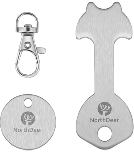 Einkaufswagenmarker Aus Metall – 6 Stück, Mit Karabiner, Für Supermarkt-Einkaufswagen, 2,3 Cm Durchmesser