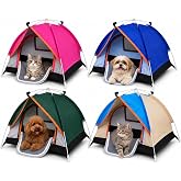 MADPET Katlanabilir Kedi &Ccedil;adırı - 72 x 50 x 50 cm Taşınabilir Evcil Hayvan Evi - File Pencereli Pop Up Oyun Alanı - İ&ccedil; Mekan 