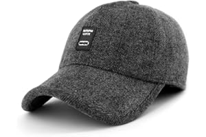 Gisdanchz 7-7 1/2 Invierno Beisbol Gorras, Orejeras Plegables, Unisex Sombrero para Trabajo Al Aire Libre y Deportes