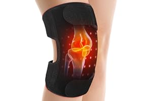 HOTTOERAK Red Light Therapy Per la Ginocchio in SBR, 3 in 1 Chip Lampada Infrarossi, 660nm & 850nm Terapia Della Luce Rossa, Terapia a Luce Rossa con Timer, Per Alleviare il Dolore al Ginocchio