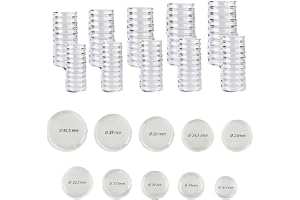 Prophila coin capsule-set €uro 16,5 to 33 mm diameter, 100 pieces