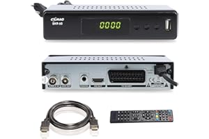 COMAG DKR 60 HD digitaler Full HD Kabel-Receiver (PVR Ready, HDTV, DVB-C, Time Shift-Funktion, HDMI, SCART, USB 2.0) inkl. HDMI Kabel, schwarz