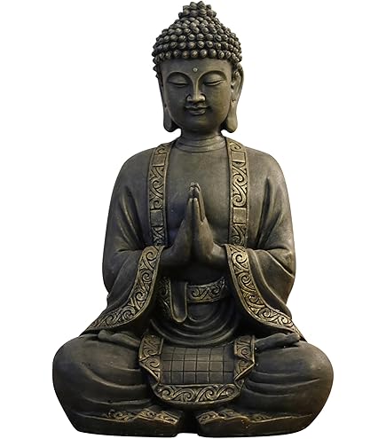 Wandmontierter Buddha Altar Aus Bambus | Mit Teleskopschublade & Schnitzereien | Meditationsregal