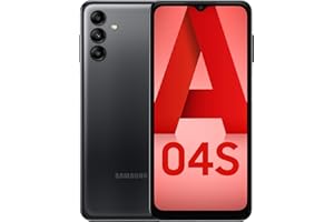 Samsung Galaxy A04S, Téléphone Mobile 4G 6,5", 32GB, Carte SIM Non Incluse, Android, Version FR, Noir