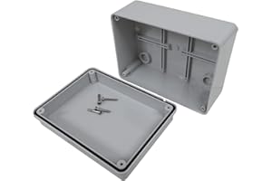 A1 ELECTRICS A1ELECTRICS.COM Junction Box 150mm x 110mm x 70mm Waterproof IP56 PVC Plastic Adaptable Enclosure Outdoor Lighting Cable Electrics Connection