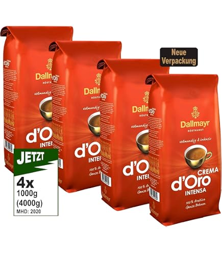 Dallmayr Crema d'Oro Intensa Coffee, Bean Coffee, Roasted Coffee