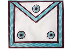MASONICDIRECT MASONIC MARK MEMBER DEGREE MASTER MASON APRON (LAMBSKIN)