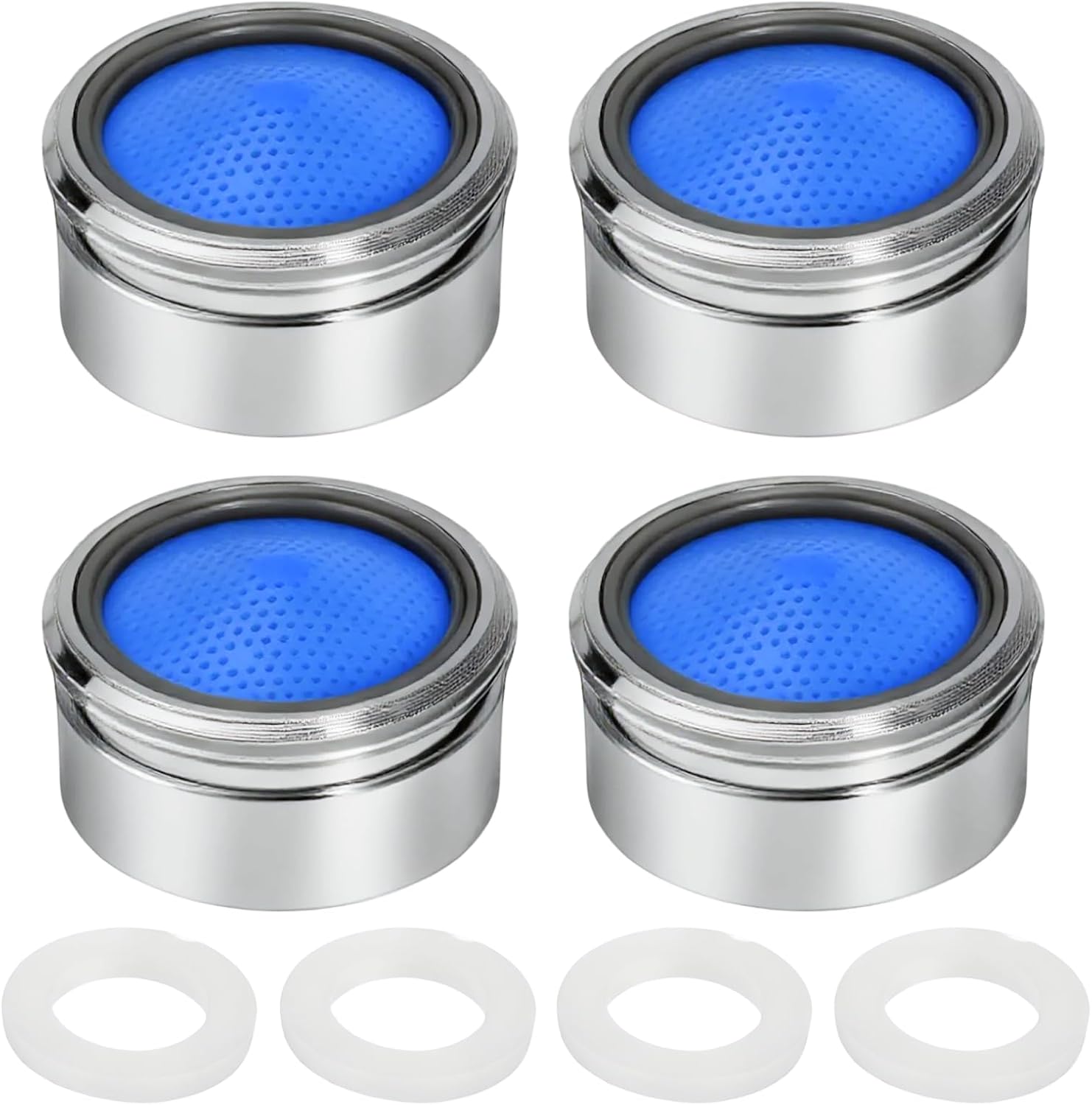4 unidades M22 regulador de chorro, con junta y filtro ABS, filtro antisalpicaduras, ahorro de agua para grifo de alta presión, regulador de chorro M22 duradero, para cocina, baño, bar, grifos