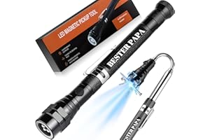 EYEZEEPTION Geschenke für Papa Geburtstag Vatertagsgeschenk für Papa, Multifunktionales Pick-up Werkzeug mit LED und Teleskopmagnet Weihnachtsgeschenke für Papa Geschenke für Papa.