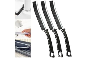 ZesNice Hard Bristle Crevice Cleaning Brush, Magic Gap Stiff Cleaning Brush, 2023 New 3pcs Multifunctional Long Thin Slim Small Detail Cleaning Brush Tool, Grout Household Cleaner Brush