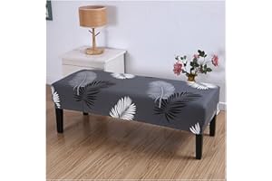 ZZDZW Bezug Für Sitzbank，Holzbank Bezug Sitzbank Bank Stretch Bezug Sitzbank Gepolstert Polsterbank Husse Hocker Schuhbank Protector für Eingangsbereich Wohnzimmer Schlafzimmer