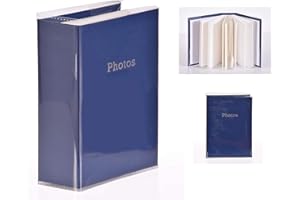 PFENNIG N SQUID LTD Pfennig N Squid 6'' x 4'' Slipin Photo Album Holds 120 Photos Photography Storage (Blue)
