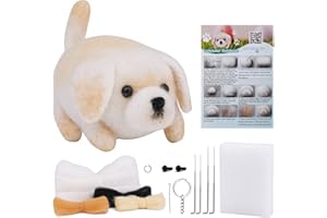 NAMOON Needle Felting Set for Beginners, Wool DIY Felting Needles, Animals Needle Felting Supplies and Instruction for Needle Felting Craft Project and Beginners