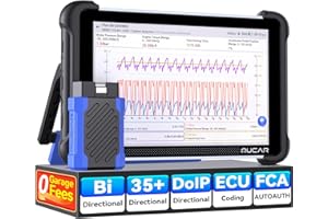 AI-Assisted OBD2 Scanner, MUCAR 892BT Full System Scan Tool, Bi-Directional Car Diagnostic Scanner, ECU Coding, 34 Services, FCA Autoauth, CANFD and DOIP, Free Lifetime Upgrade