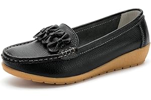 SMajong Donna Mocassini Scarpe di Guida Comfort Scarpe Pelle Classico Loafers 34-43 EU