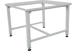 METALLBAU RÜDIGER SENT Metallbau Sent Waschmaschinen Untergestell 40 cm - ohne Ablage - voll verschweißt - Podest - Untergestell - Unterschrank - Sockel - Made in Germany - Handarbeit