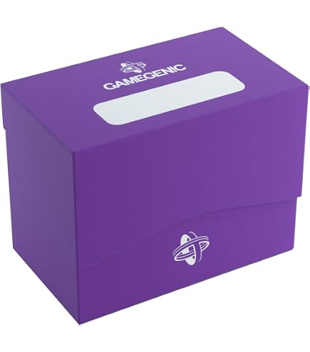 Deck Holder Gamegen!C 100+ | Blanc | Pour Cartes à Collectionner | Avec Séparateur | Fermeture Automatique