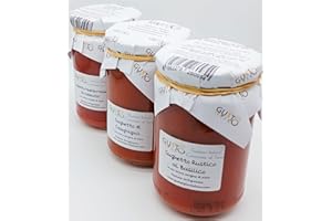 GUSTOTIPICOITALIANO Tris di Sughi Pronti da 290 gr - Sugo al Basilico - Sugo Campagnolo - Sugo Mediterraneo - Pronti Solo da Scaldare - Con Un Vasetto si Condiscono Circa 4 Porzioni