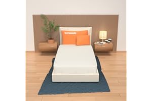 MiaSuite i sogni italiani Materasso 80x160 cm altezza 14 cm, singolo, in WaterFoam, tessuto AloeVera, indeformabile, anallergico ed antiacaro, rigidità media. Modello: Plus H14 …