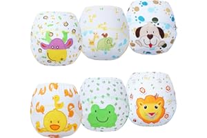 Domee Dziecięce spodnie treningowe, bawełniane, spodnie treningowe, pieluchy, 6 sztuk