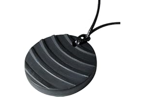 Heka Naturals Shungit Kristall Halskette Anhänger | Heilkristalle & Chakra Halskette - Edelsteinschmuck für Männer & Frauen - Spirituelle und freudige Geschenke