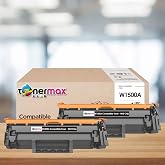 tonermax Hp Compatible 150A W1500A Equivalent Toner - Chip 2 Pack / LaserJet MFP M141a / M141w / M111a / M111w
