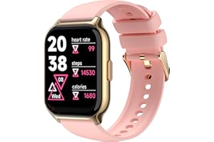 Coollia Smartwatch Herren Damen, 2.01" Touchscreen fitnessuhr mit Pulsuhr Schlafmonitor, Herzfrequenz, Schrittzähler, 21 Sportmodi Fitness Armbanduhr, IP68 Wasserdicht Smart Watch für Android iOS