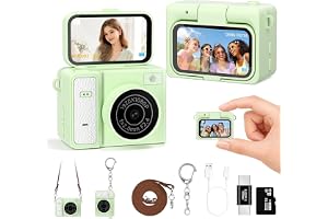 Mini Kamera,Mini Schlüsselanhängerkamera, 1080P tragbare Digitalkamera mit 1,47" Flip LCD,