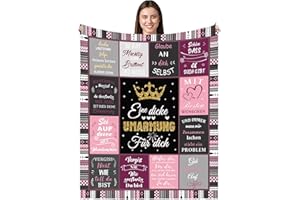 LSGXZS Geschenke für Freundin,Umarmung Kuscheldecken Geschenkegeburtstag für Beste Freundin,Geschenke für Frauen Freundin Schwester Kollegin Ehefrau und Mutter zum Weihnachten Geburtstag