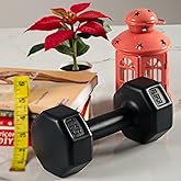 PS SPOR Dambıl Seti, 2 Adet x 1 kg, Siyah, Dayanıklı Tasarım