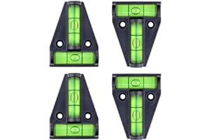 Firecore Wasserwaage für Wohnmobile und T-Wasserwaagen, Kreuzprüfung, Mehrzweck-Wasserwaage, 4 Stück