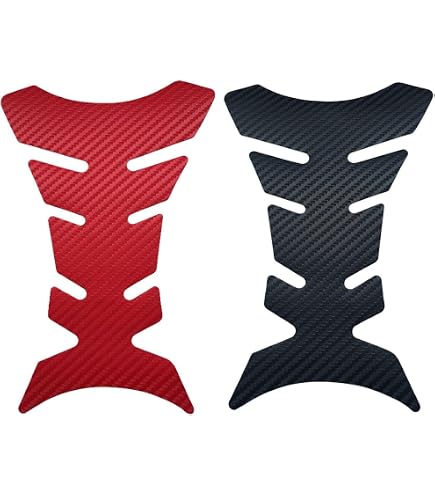 Adesivo Proteggi Serbatoio Moto In Resina 3D Effetto Carbonio - Universale, Antigraffio, UV Resistent