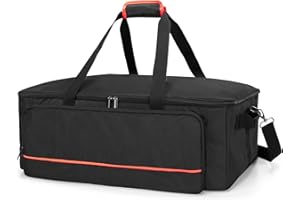 HODRANT Bolsa de Transporte para Horno de Pizza Compatible con Horno de Pizza a Gas Ooni Koda 12, Cubierta para Horno de Pizza al Aire Libre con Correa para el Hombro y Alta Capacidad (Solo Bolsa)