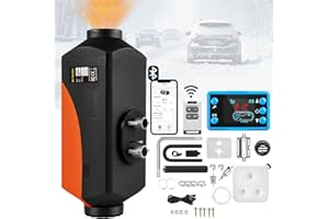 YiLFo 12V 24V Standheizung Diesel, 8KW Dieselheizung, mit LCD-Display, Infrarot Fernbedienung und Bluetooth-APP Steuerung, 10 Liter großer Kraftstofftank, Schnelles Aufheizen für Autos LKWs Boote