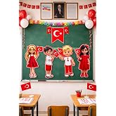 23 Nisan S&uuml;sleri &Ouml;zel Kesim Banner 23 Nisan Hediyelik