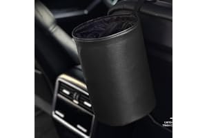 Mingzhe Car Trash Can Foldable and Washable with Elastic Strap for SUVs