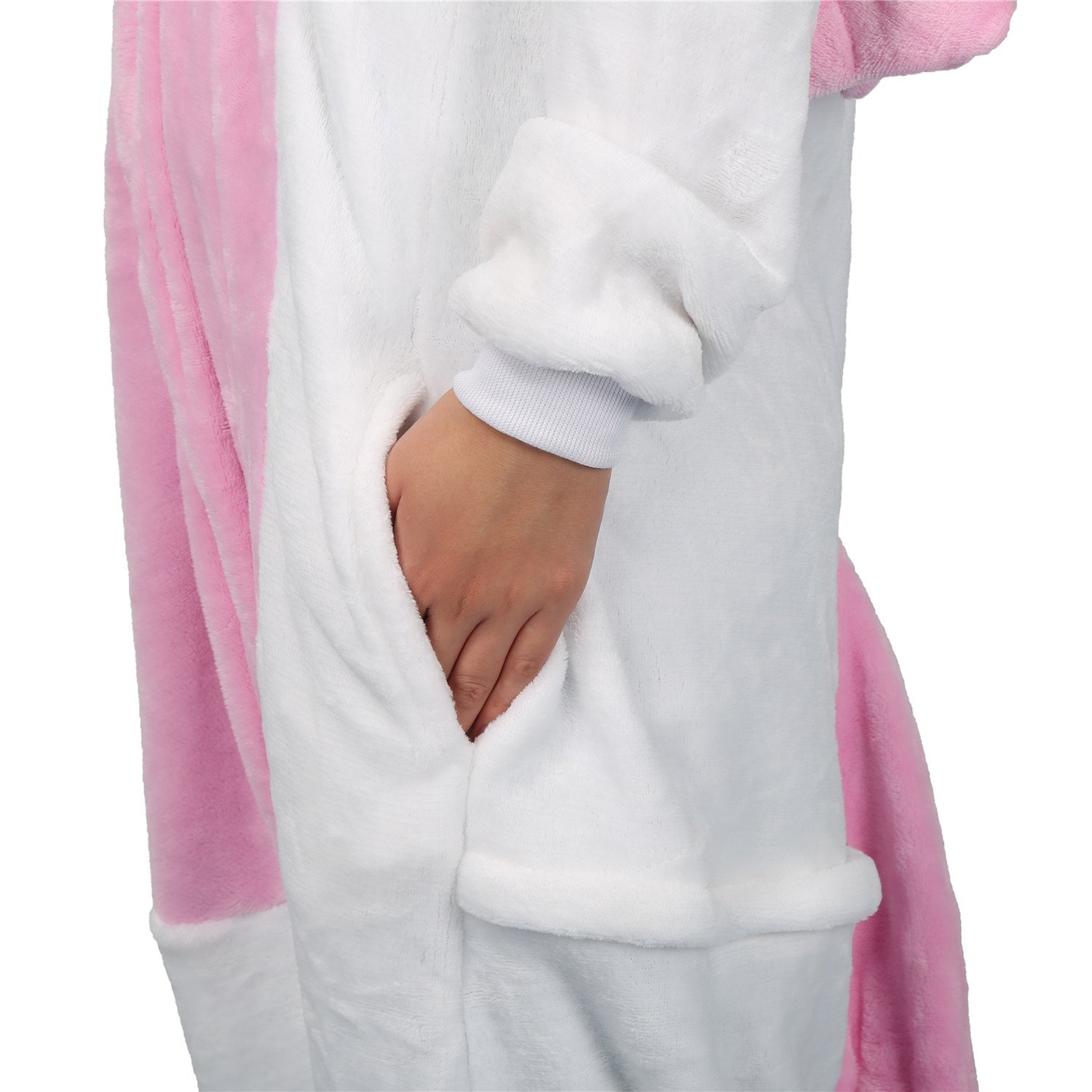 Costume Animali Unicorno Per Adulti - Tuta Intera Pigiama Party Carnevale Halloween - Foto 6