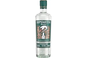 ‎SIPSMITH Sipsmith London Dry Gin, samtiger und charaktervoller London Dry Gin, Weich genug für einen Martini, ebenso intensiv für einen Gin & Tonic, 41.6% Vol, 700ml Einzelflasche