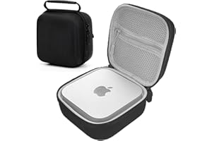 CBDYWVR Twarde Etui do Apple Mac Mini M4/M4 Pro 2024, Wodoodporna i Odporna na Wstrząsy Torba do Przechowywania (Tylko Etui) (Kolor Czarny, Styl B)